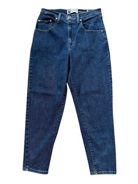 Levi’s SilverTab Mom Jeans 30x27 Vintage Wash Tapered High Rise Denim Y2K 2000s
